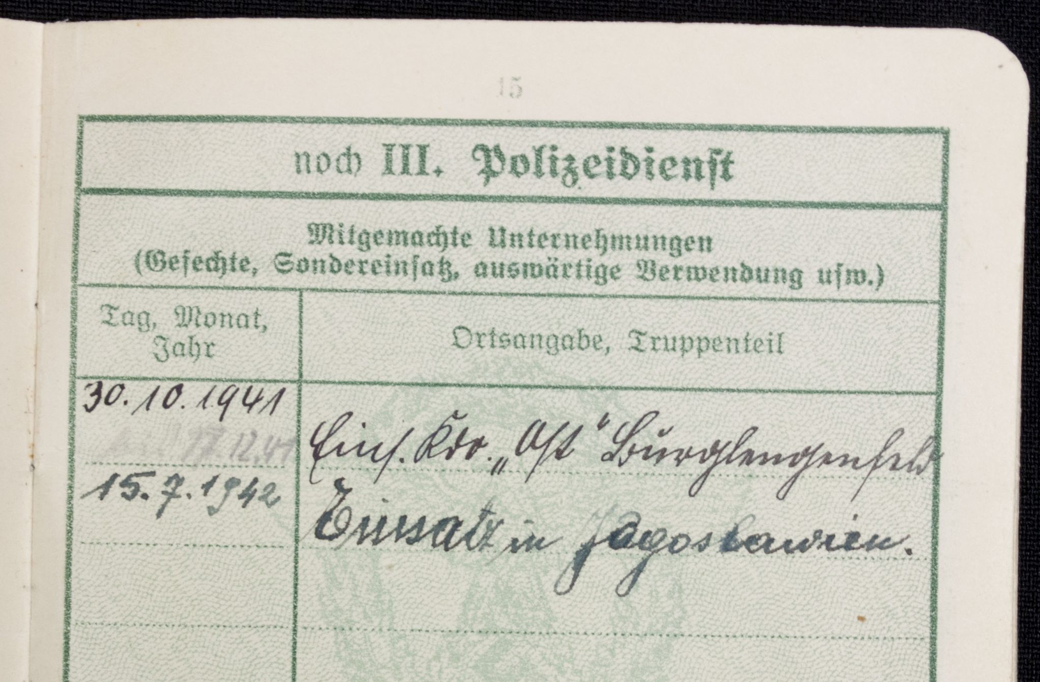 WWII German Polizei Soldbuch/Dienstpass/Dienstausweis group - Image 30