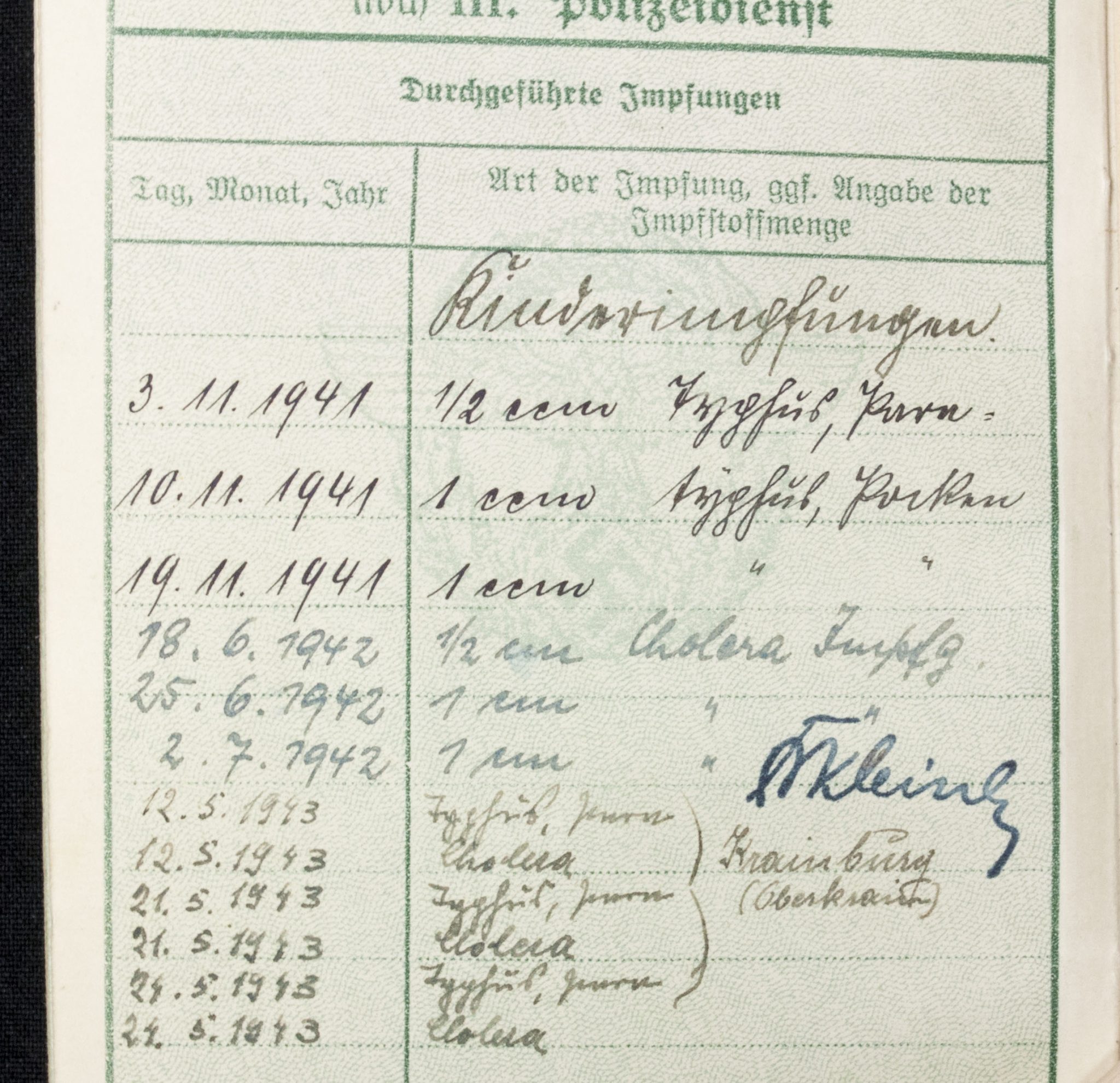 WWII German Polizei Soldbuch/Dienstpass/Dienstausweis group - Image 32