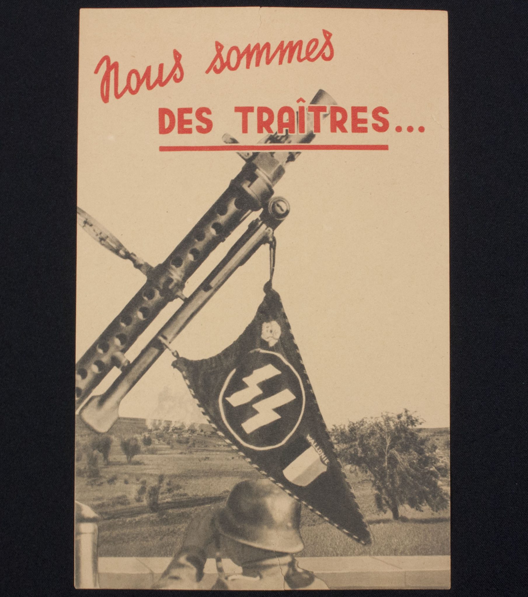 (Walloon flyer) Waffen-SS - Nous Sommes des Traîtres... - Image 3