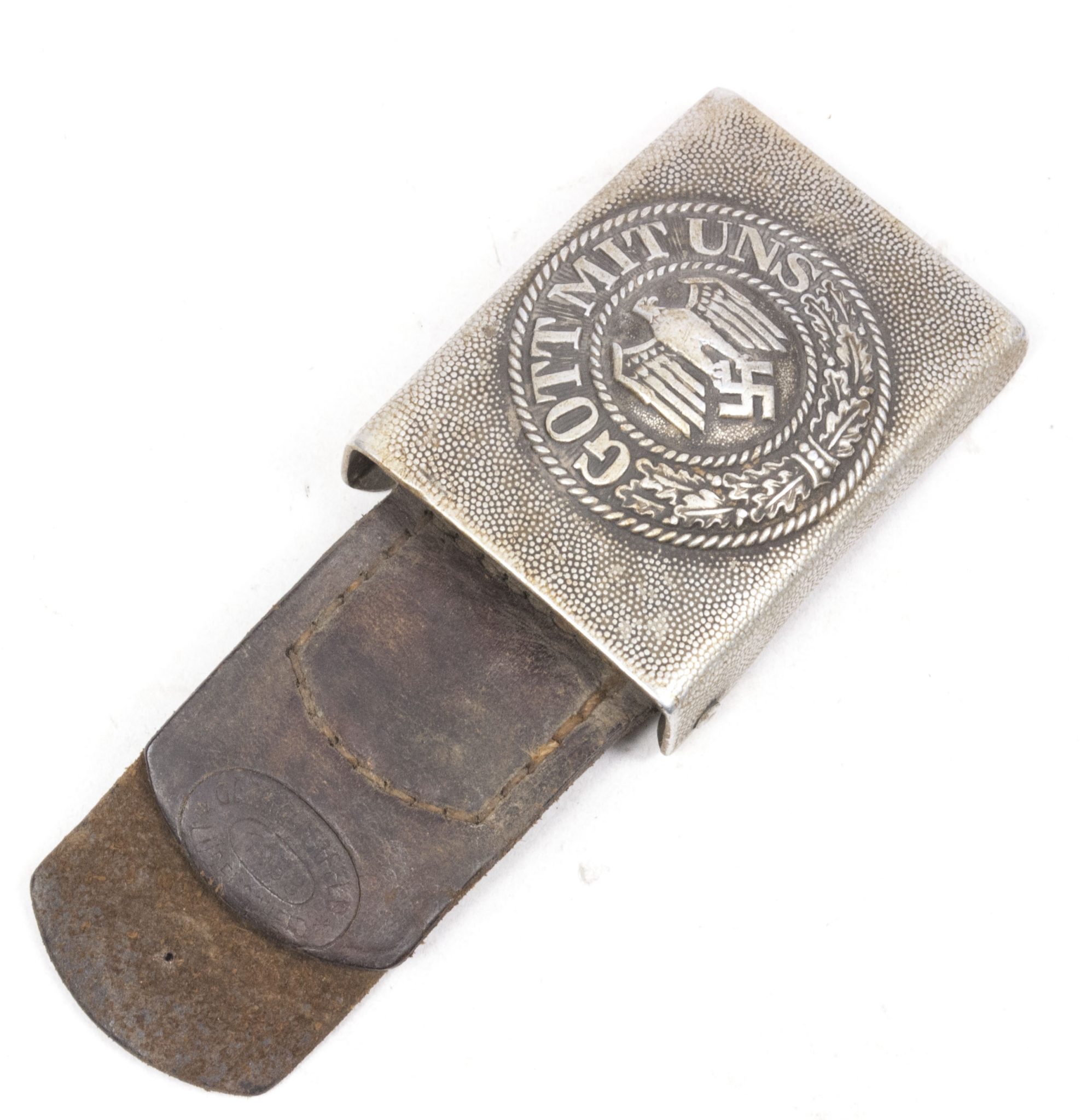 Wehrmacht (Heer) buckle + tab (MM Gebr. Gloerfeld Lüdenscheid 1938) (13) Wehrmacht (Heer) buckle + tab (MM Gebr. Gloerfeld Lüdenscheid 1938)