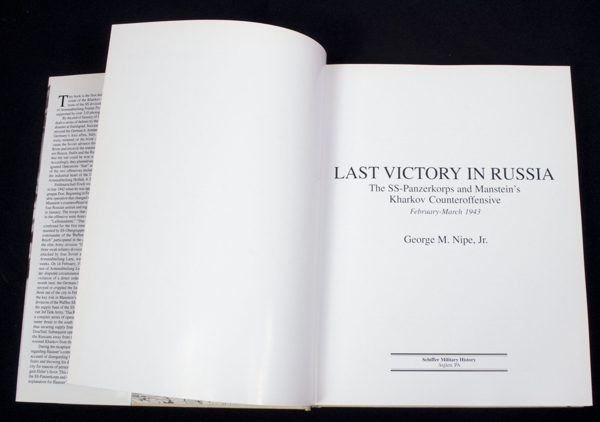 (Book) Last Victory in Russia – The SS-Panzerkorps and Manstein’s Kharkov Counteroffensive February-March 1943 (2) (Book) Last Victory in Russia - The SS-Panzerkorps and Manstein's Kharkov Counteroffensive February-March 1943