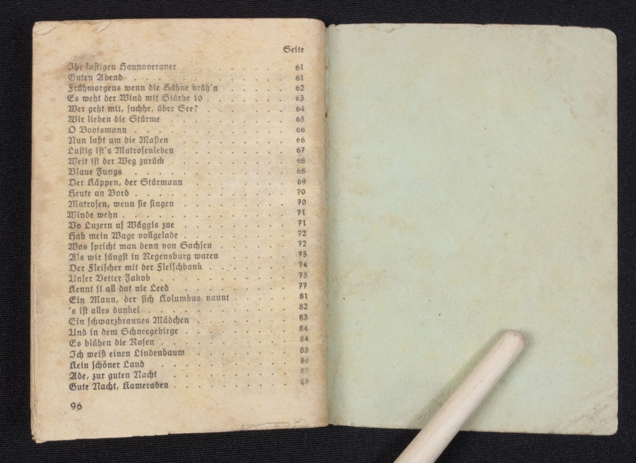 (Book) Small Hitlerjugend (HJ) Unser Kriegs-Liederbuch DIVISION-HITLERJUGEND (!) - RARE