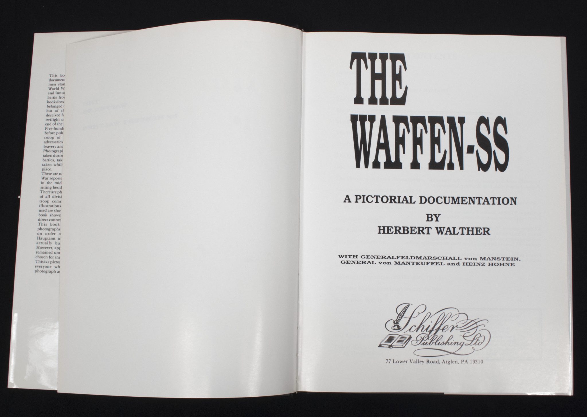 (Book) The Waffen-SS – A pictorial Documentation (2) (Book) The Waffen-SS - A pictorial Documentation