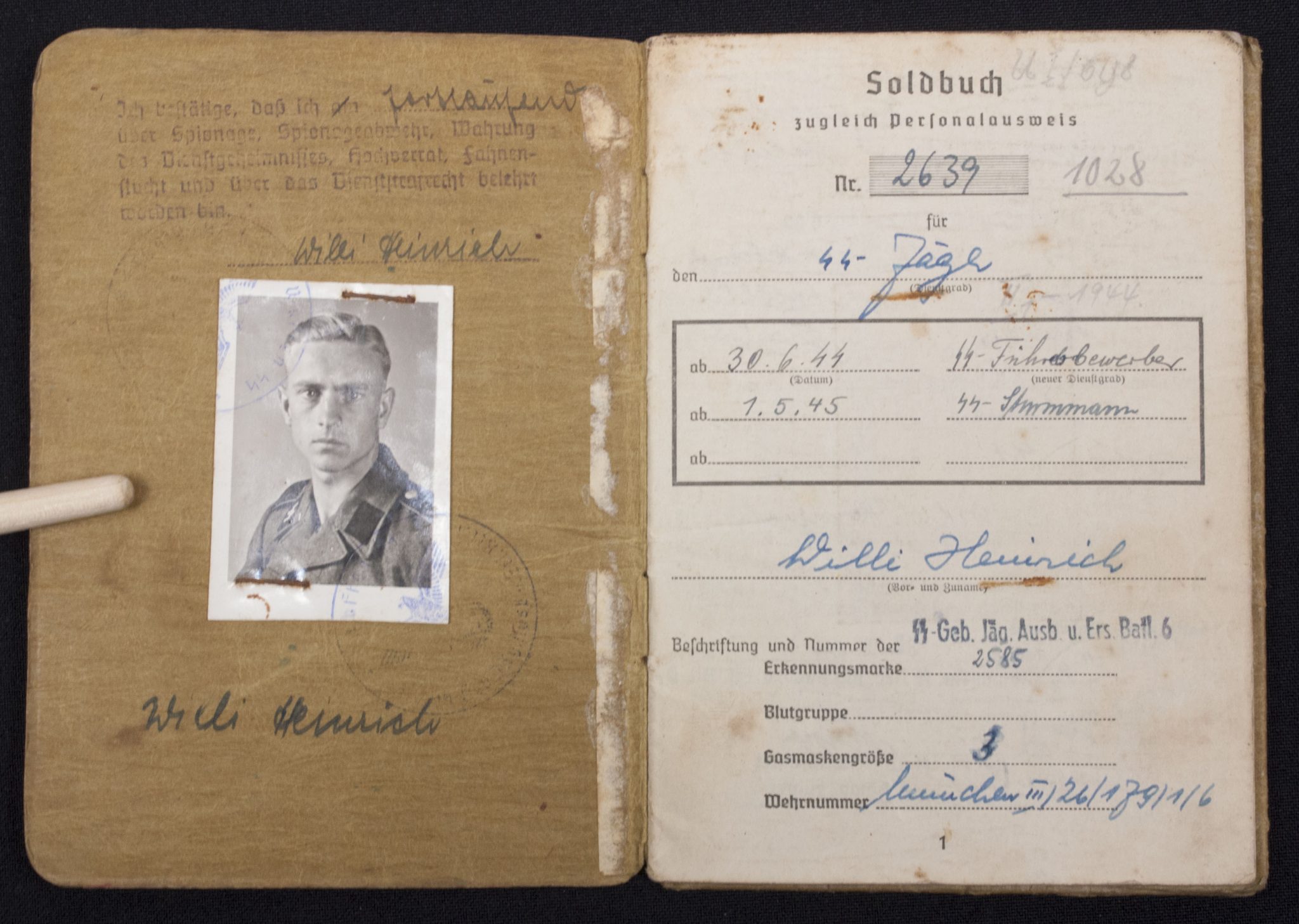 SS-Gebirgsjäger Ausbildung und Ersatz Bataillon 6. grouping + EKM + SS Gebirgsjäger abzeichen - Image 45