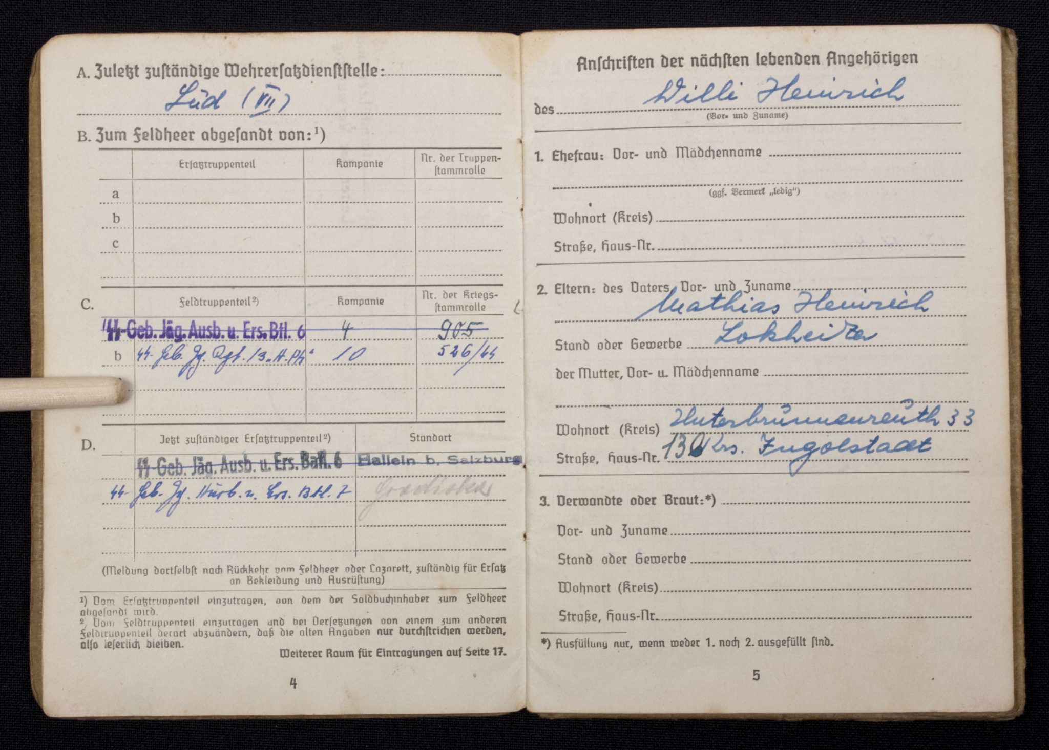 SS-Gebirgsjäger Ausbildung und Ersatz Bataillon 6. grouping + EKM + SS Gebirgsjäger abzeichen - Image 48