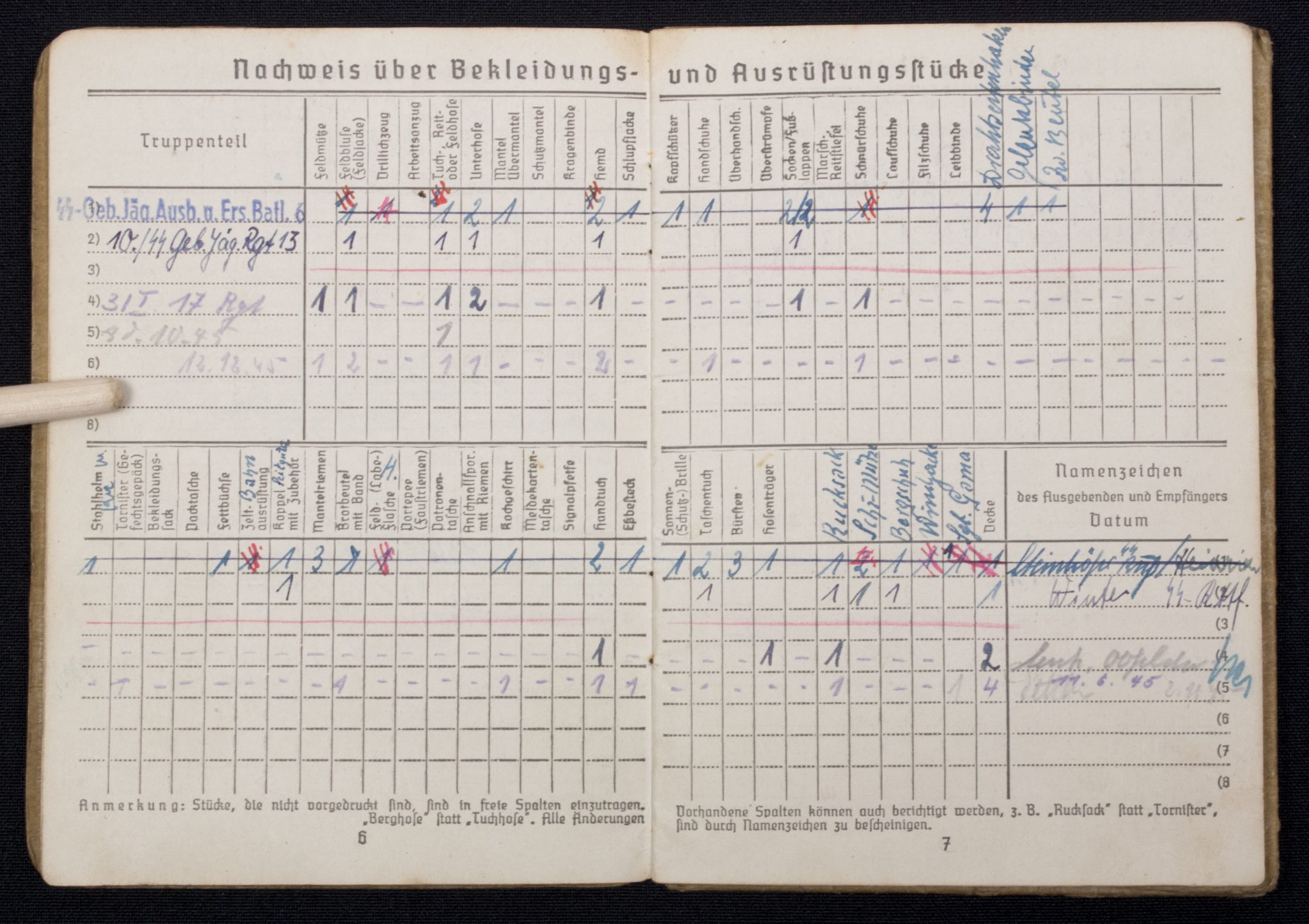 SS-Gebirgsjäger Ausbildung und Ersatz Bataillon 6. grouping + EKM + SS Gebirgsjäger abzeichen - Image 49