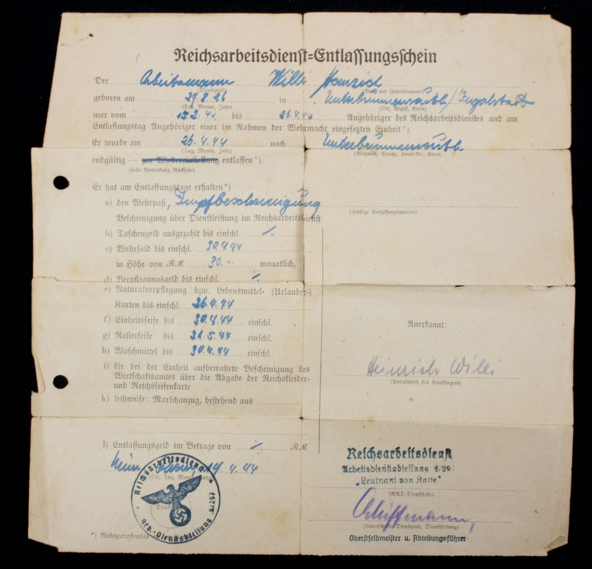 SS-Gebirgsjäger Ausbildung und Ersatz Bataillon 6. grouping + EKM + SS Gebirgsjäger abzeichen - Image 58