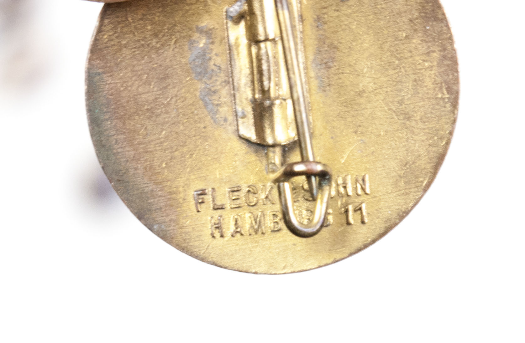 (Denmark) DNSAP Danske i udlandet badge - VERY RARE