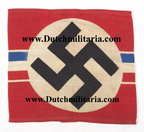 Nationaal-Socialistische Nederlandsche Arbeiderspartij (NSNAP) van Rappard Armband - Extremely rare
