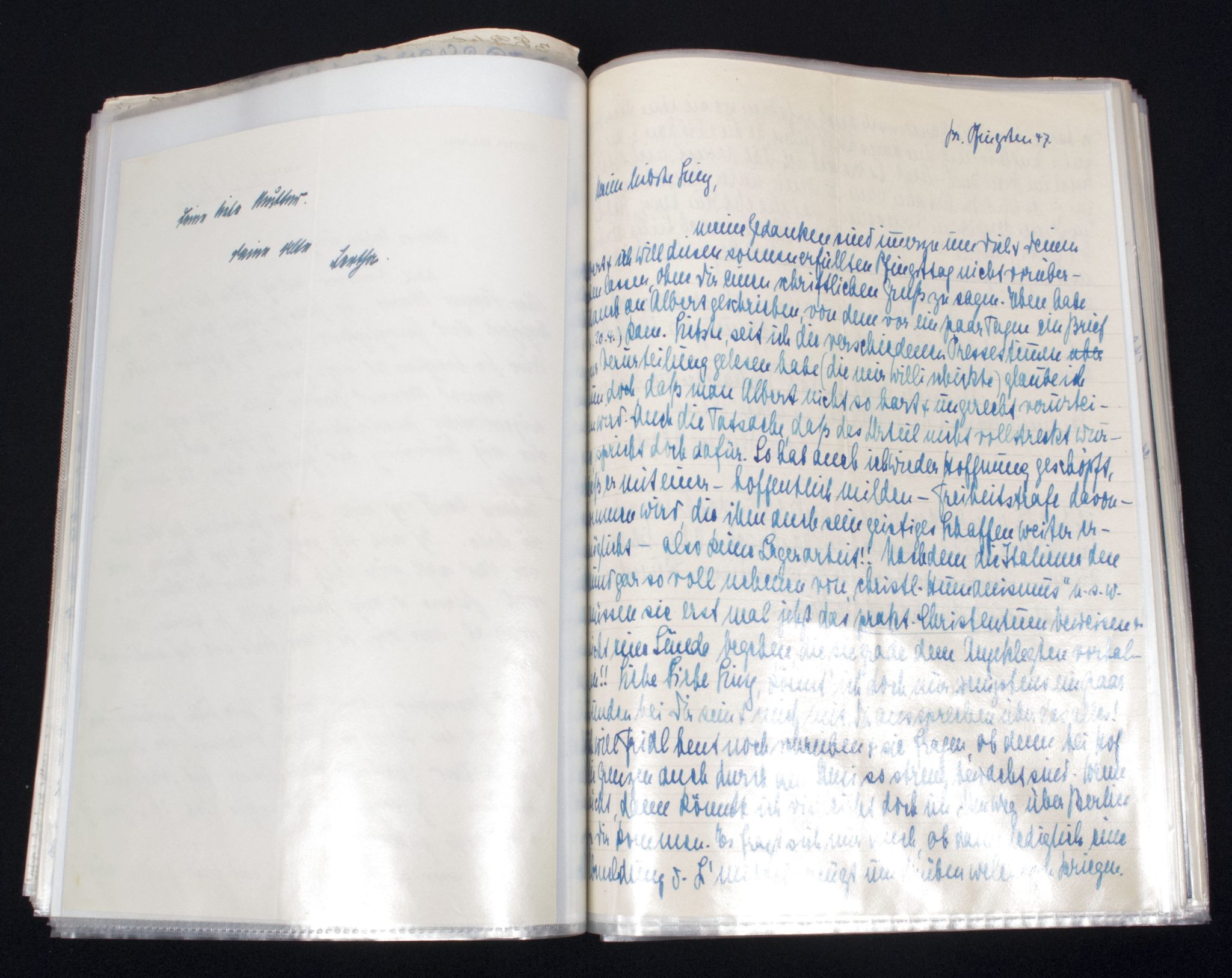 WWII Generalfeldmarschall Albert Kesselring correspondence from prison (1946 - 1952) - Image 44