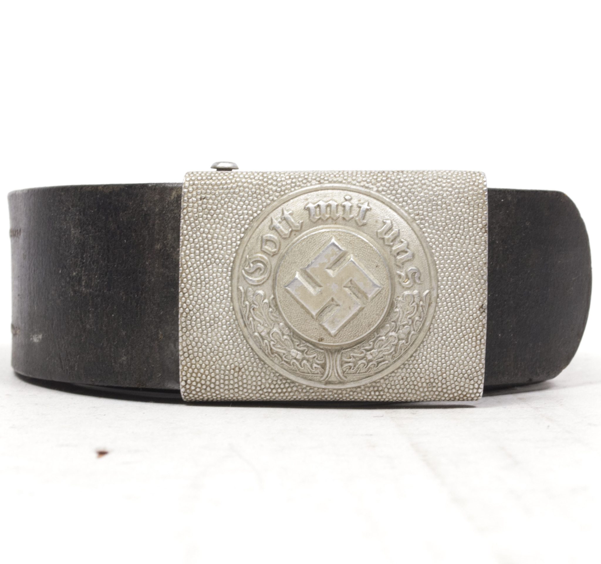 German Police / Polizei Belt + tabbed Buckle (1940) - Image 5