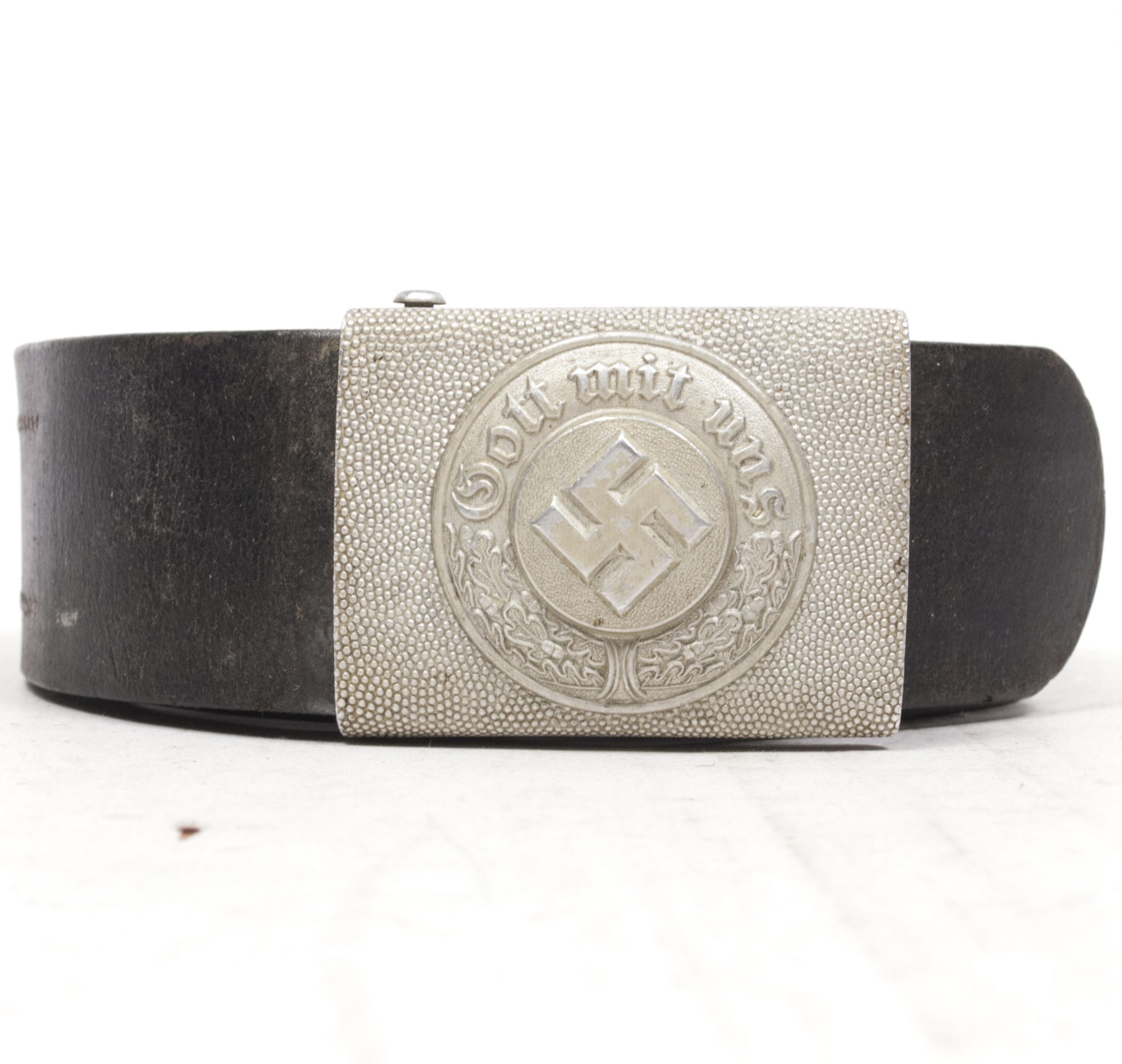 German Police / Polizei Belt + tabbed Buckle (1940) - Image 6