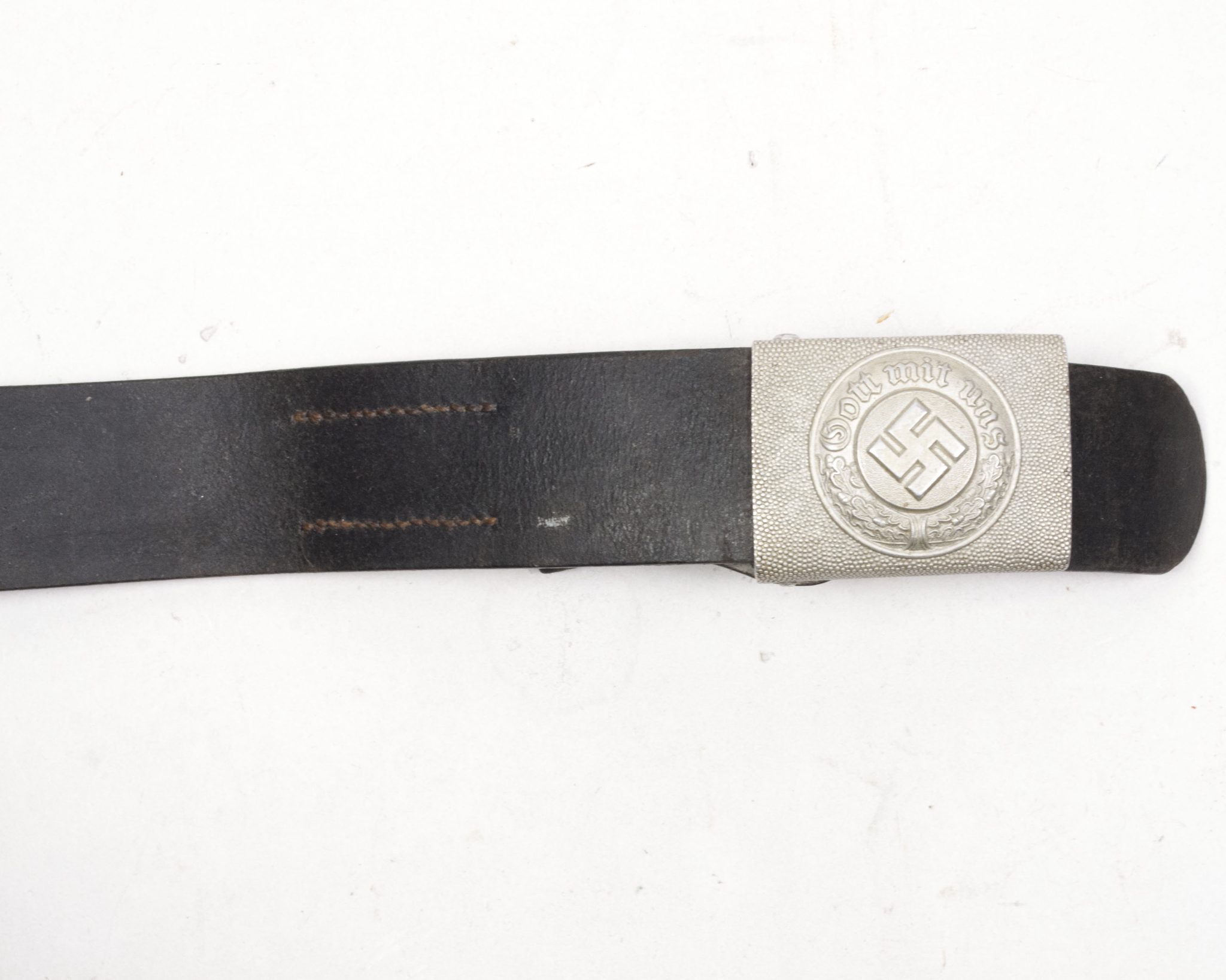 German Police / Polizei Belt + tabbed Buckle (1940) - Image 8