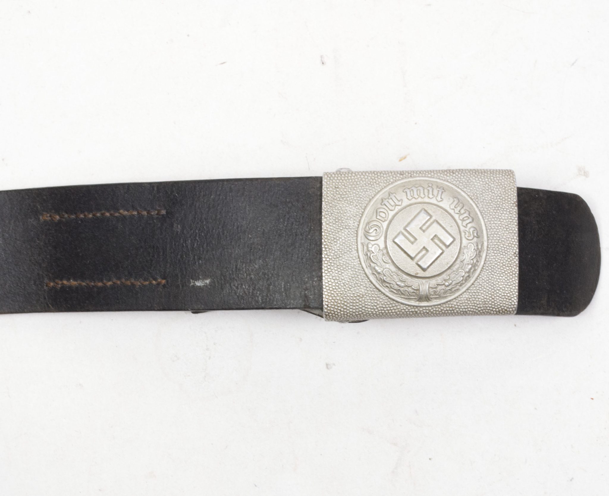 German Police / Polizei Belt + tabbed Buckle (1940) - Image 9