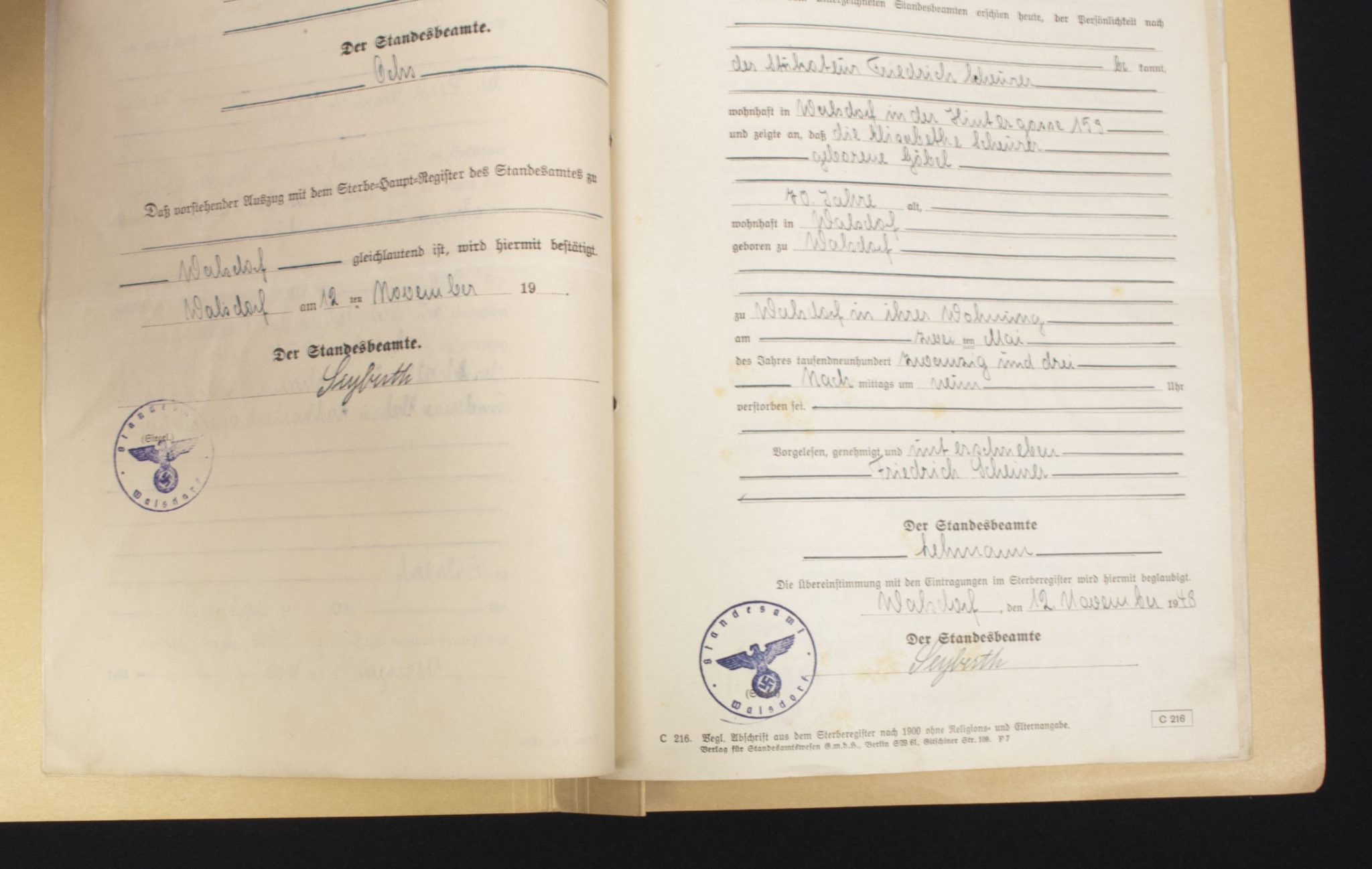 German WWII grouping from Bochum from Hans Rhinow - Image 34