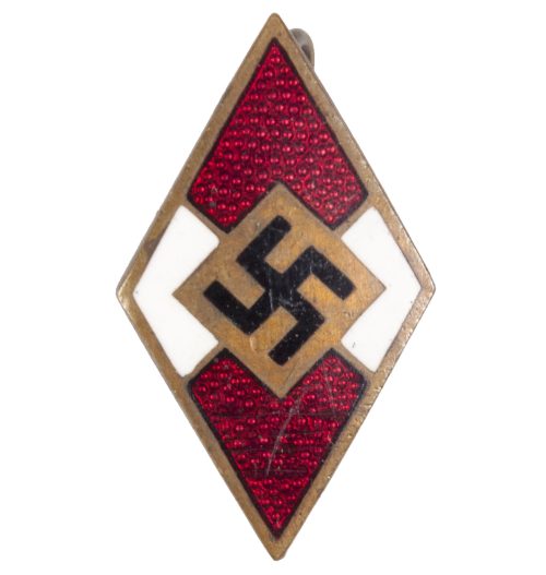 Hitlerjugend HJ) Member badge (RZM M1101 Gustav Brehmer Markneukirchen)
