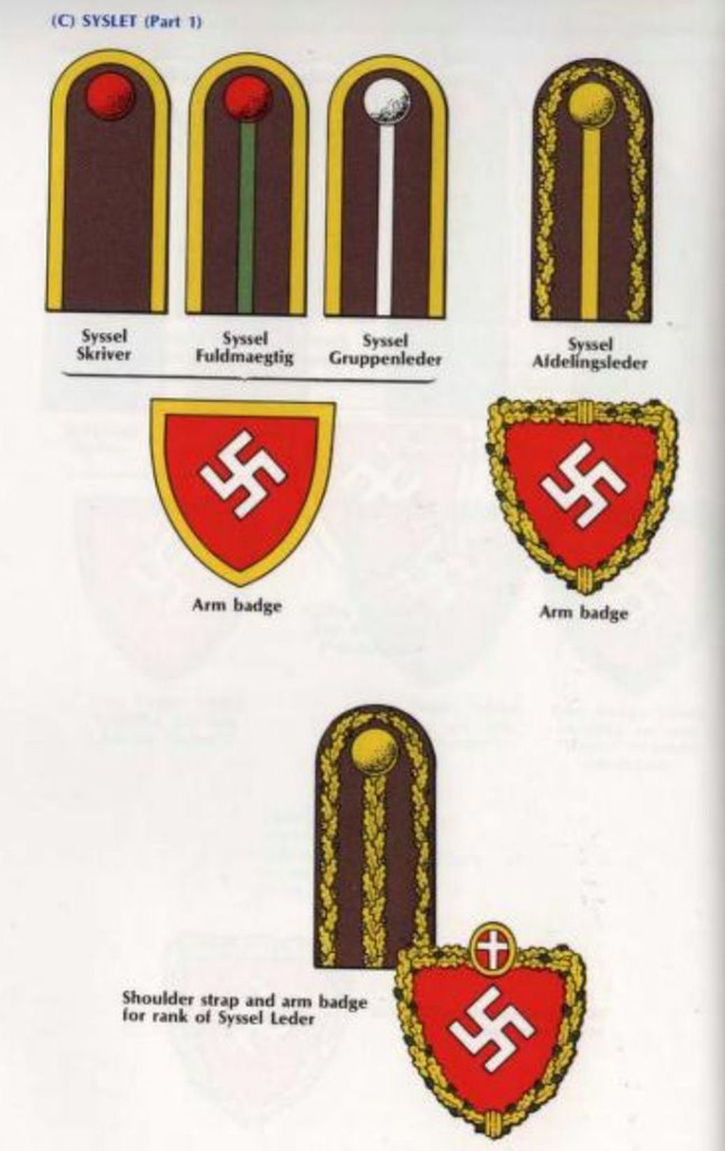 (Denmark) DNSAP collaboration insignia collection - UNIQUE!!!!!!!!!!! - Image 111