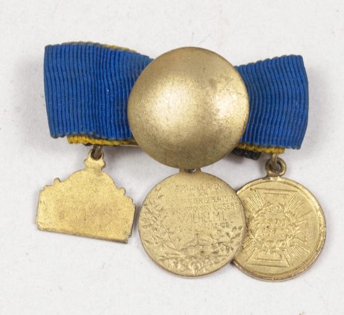 Miniature medals Kriegsdenkmünze + Zentenaren medaille + Landwehr Dienstauszeichnung