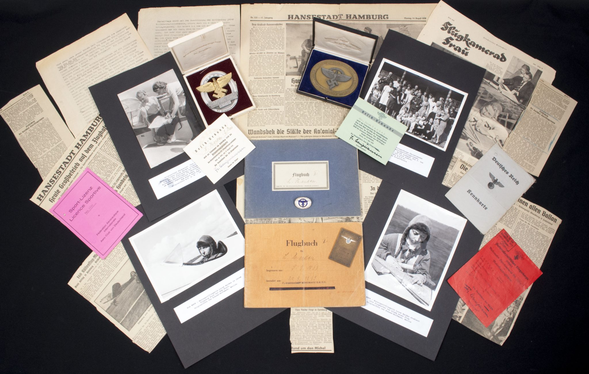 (NSFK) Large legacy grouping of Motorsportpilotin Louise Harden - extremely rare - Image 3