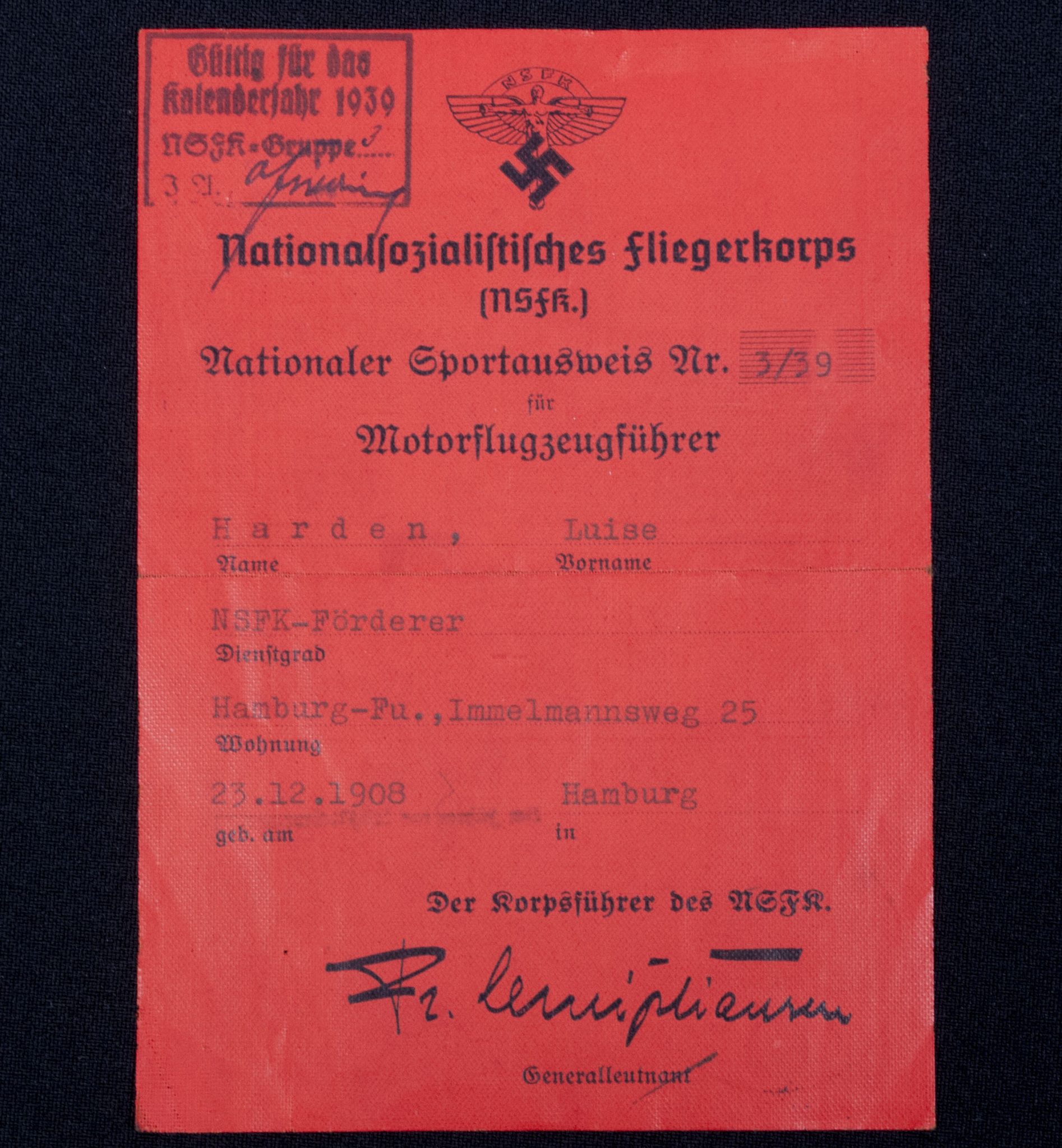 (NSFK) Large legacy grouping of Motorsportpilotin Louise Harden - extremely rare - Image 6