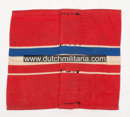 Nationaal-Socialistische Nederlandsche Arbeiderspartij (NSNAP) van Rappard Armband - Extremely rare