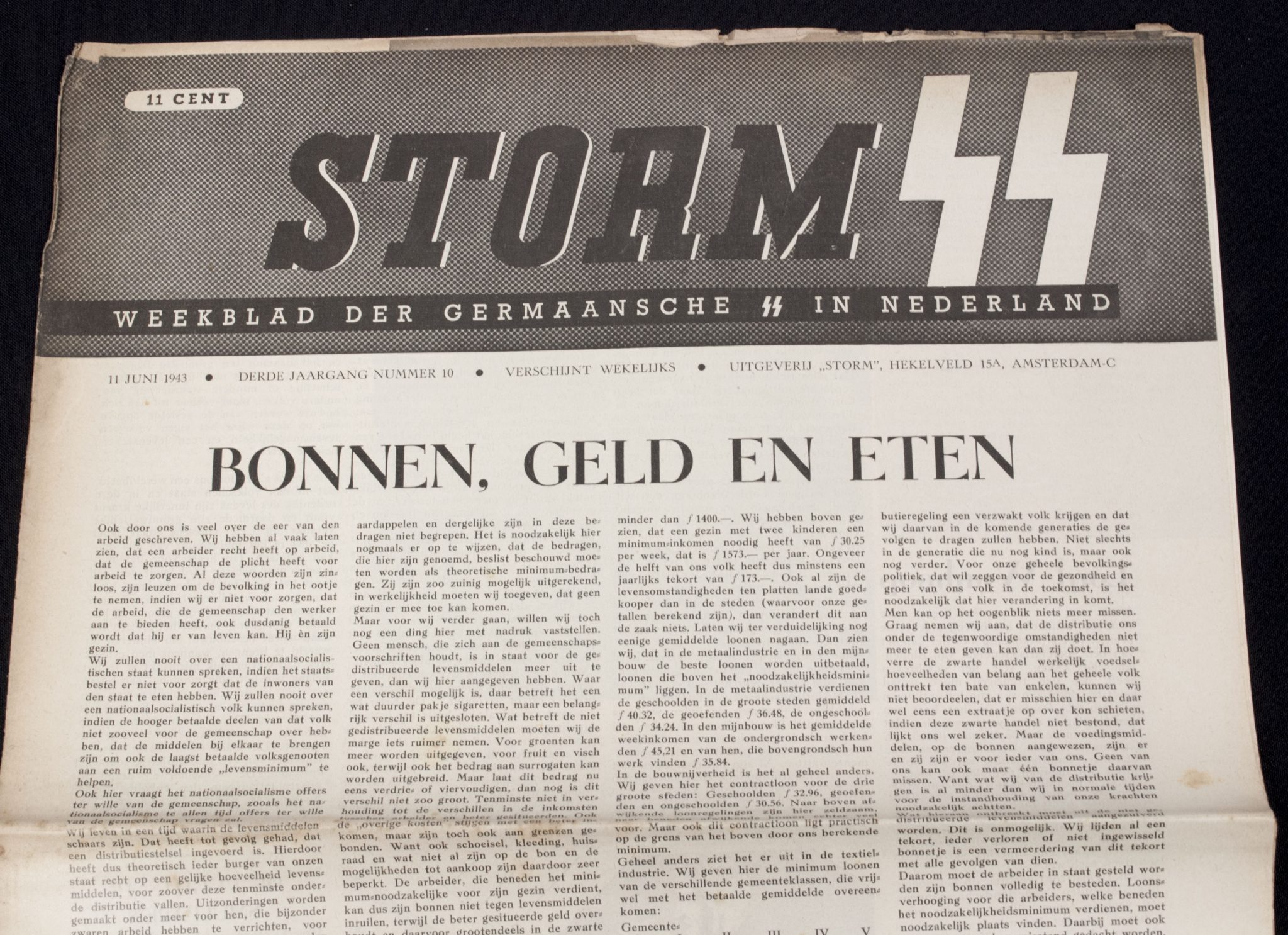 (Newspaper) Storm SS – Derde Jrg. Nr. 10 – 11 juni 1943 (3)