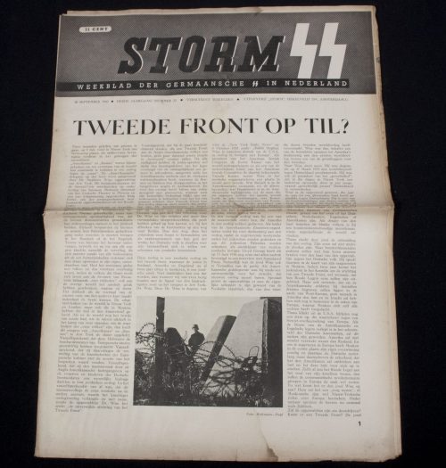 (Newspaper) Storm SS – Derde Jrg. Nr. 23 – 10 september 1943