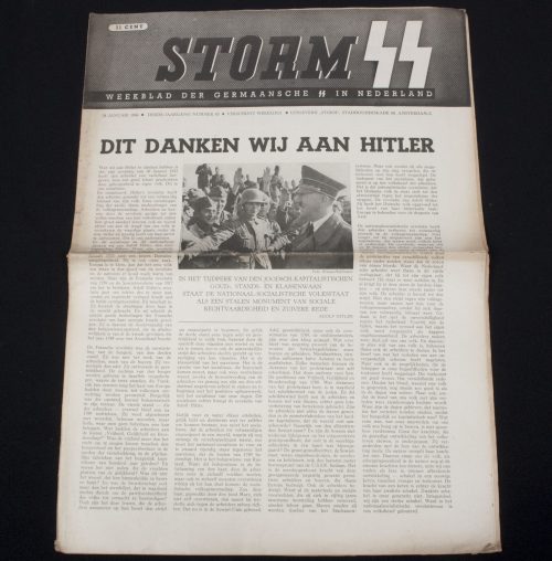 (Newspaper) Storm SS – Derde Jrg. Nr. 43 – 28 januari 1944