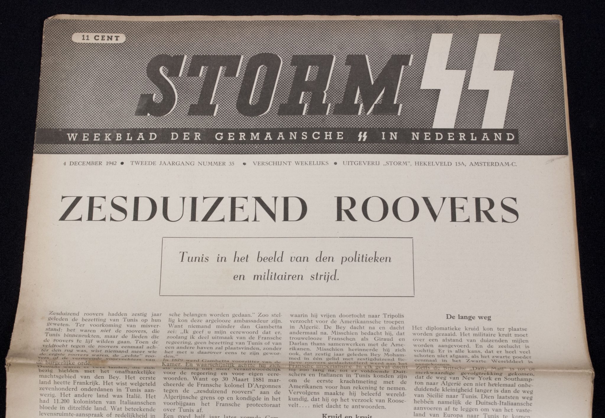 (Newspaper) Storm SS – Tweede Jrg. Nr. 35 – 4 december 1942 (3) (Newspaper) Storm SS – Tweede Jrg. Nr. 35 – 4 december 1942