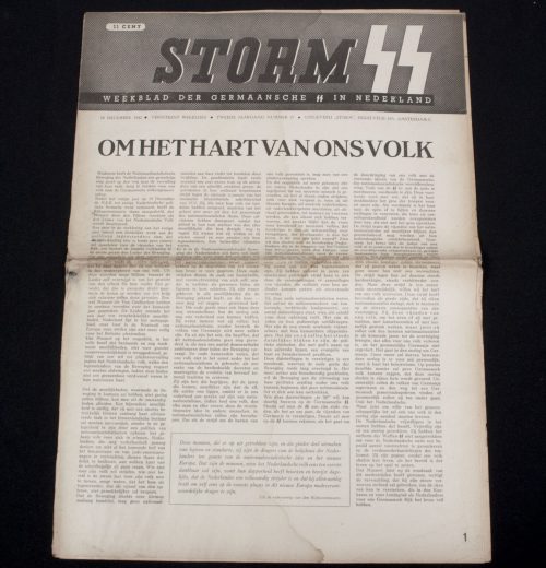 (Newspaper) Storm SS – Tweede Jrg. Nr. 37 – 18 december 1942