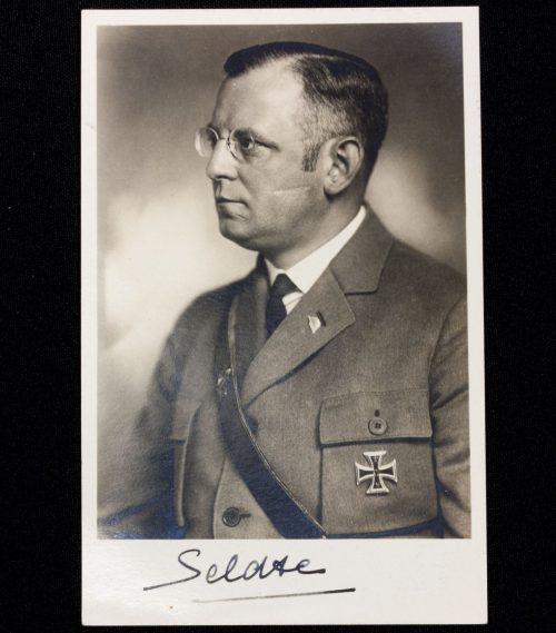 (Postcard) Franz Seldte (Stahlhelmbund leader) (Photo Hoffmann, München)