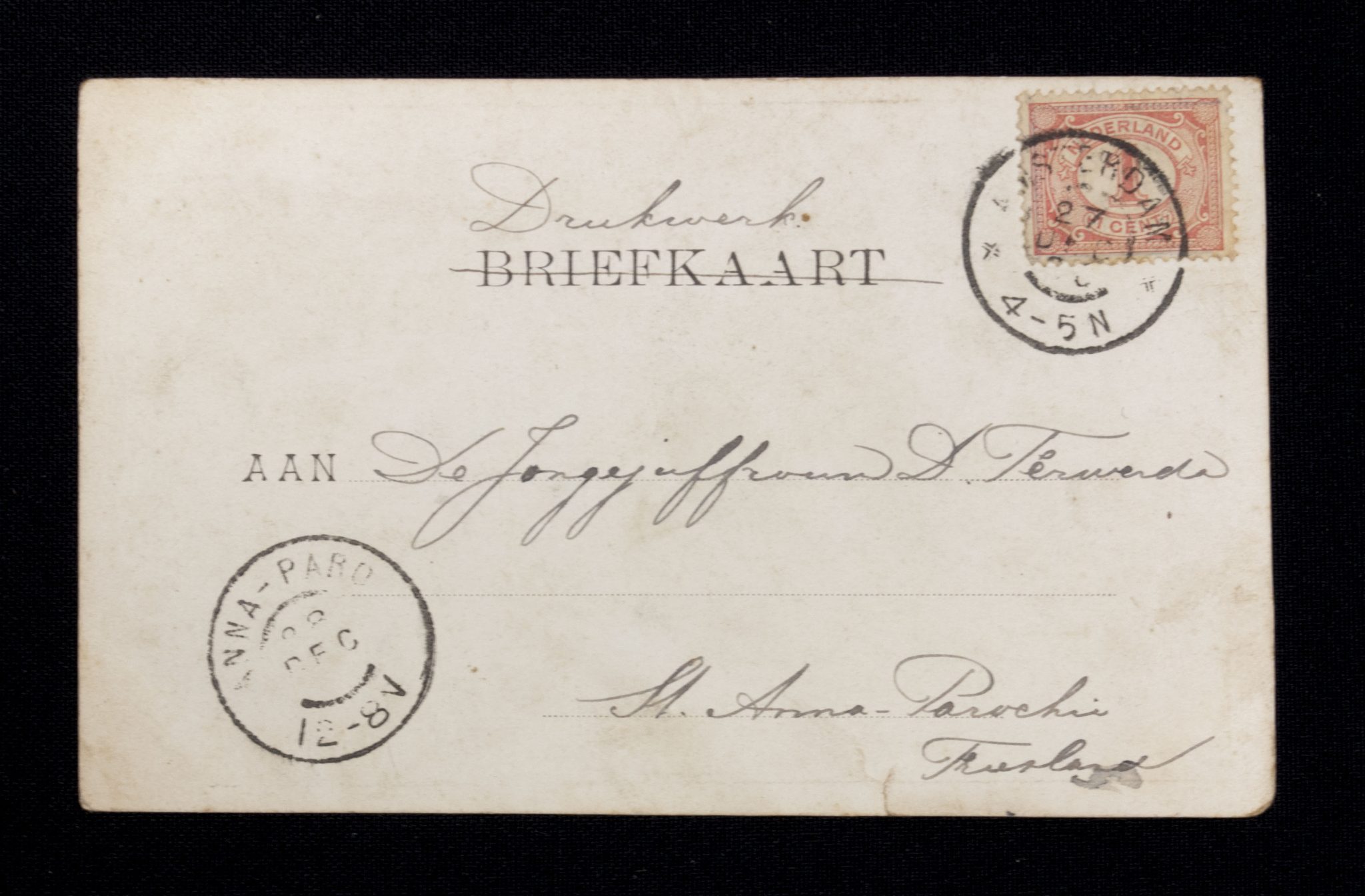 (Postcard) Paul Kruger November 1900 (2) (Postcard) Paul Kruger November 1900