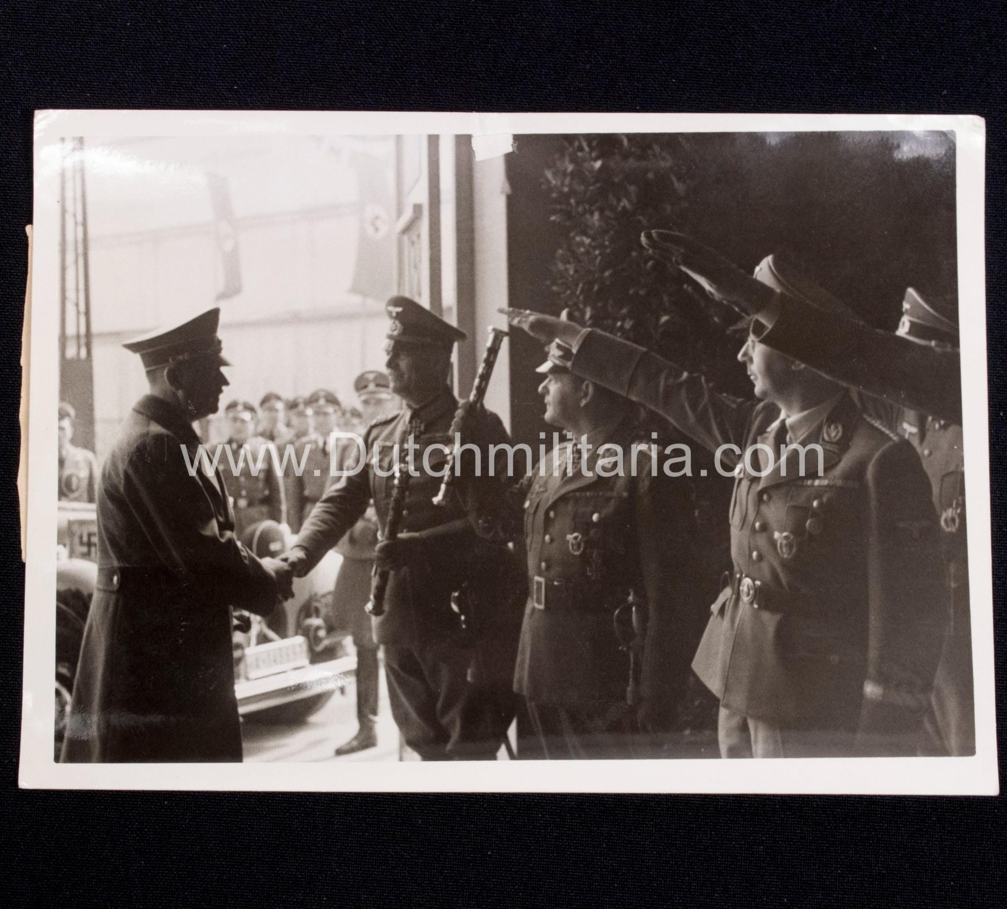 (Pressphoto) Generalfeldmarschal Keitel, Generalfeldmarschal Milch, Reichsführer SS Himmler