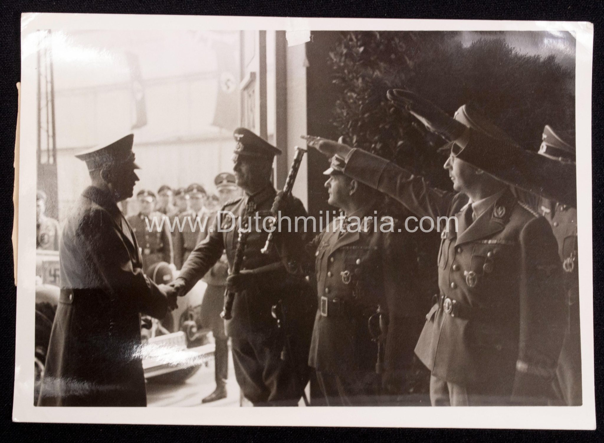 (Pressphoto) Generalfeldmarschal Keitel, Generalfeldmarschal Milch, Reichsführer SS Himmler