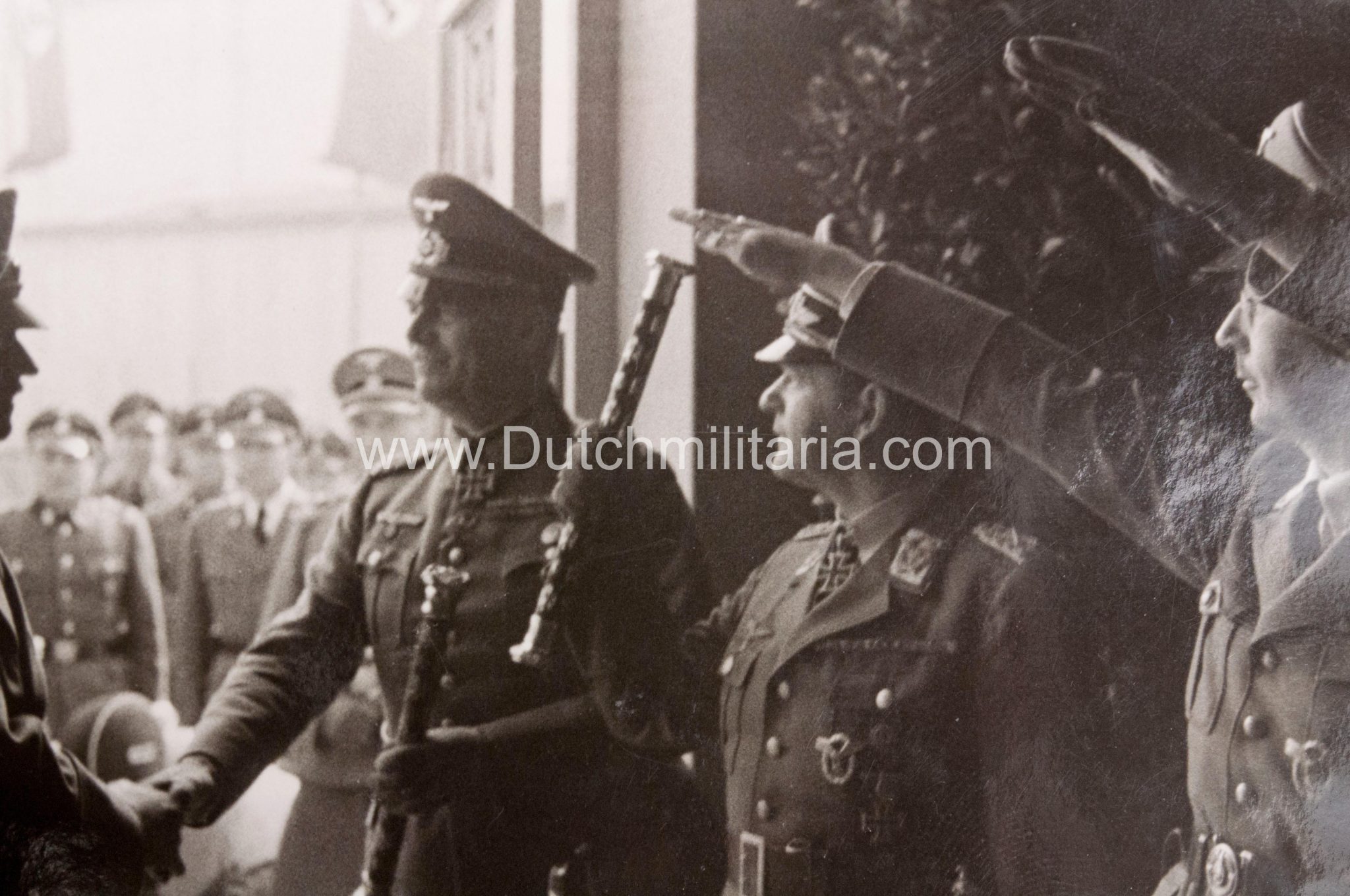 (Pressphoto) Generalfeldmarschal Keitel, Generalfeldmarschal Milch, Reichsführer SS Himmler