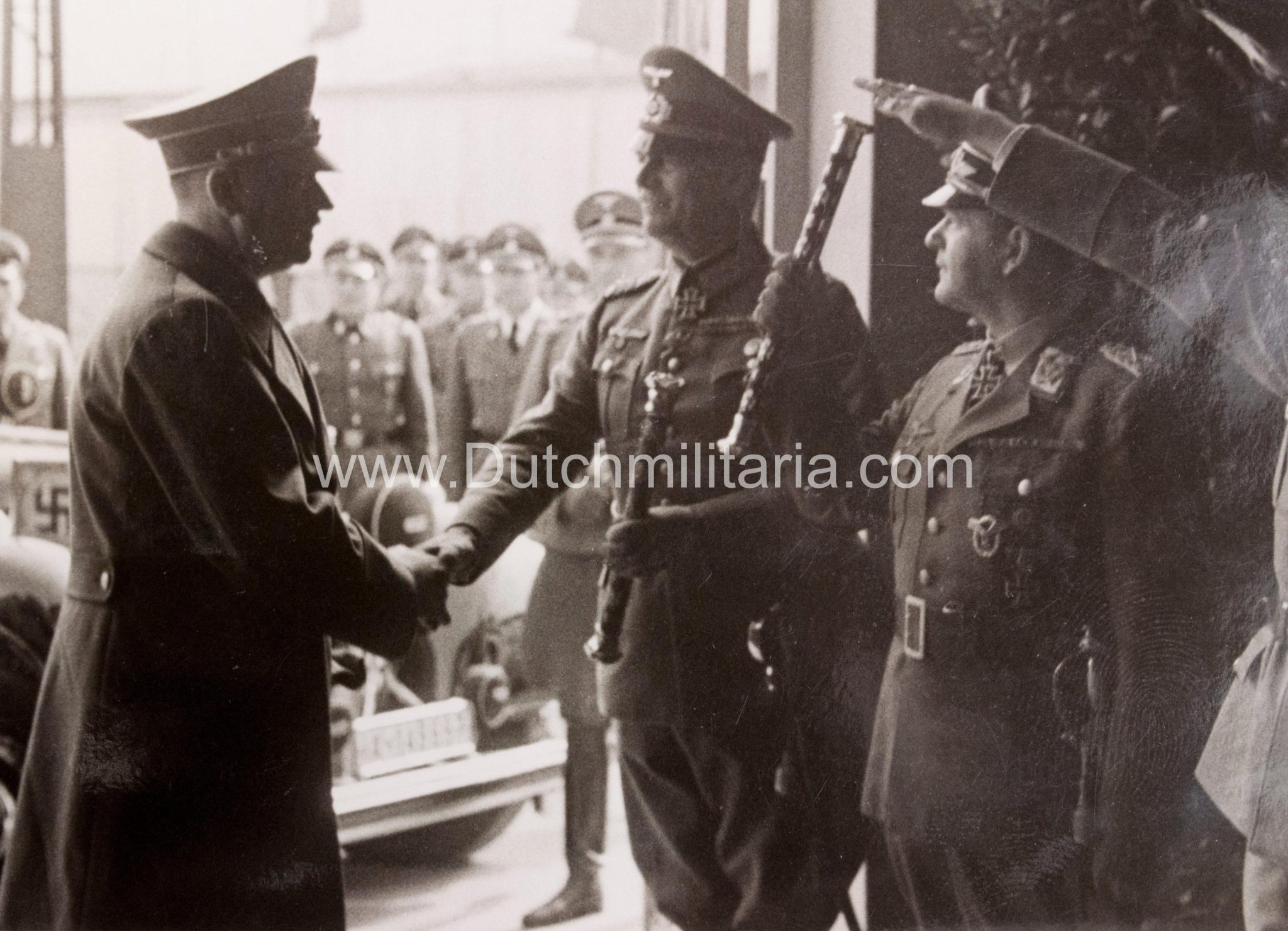 (Pressphoto) Generalfeldmarschal Keitel, Generalfeldmarschal Milch, Reichsführer SS Himmler