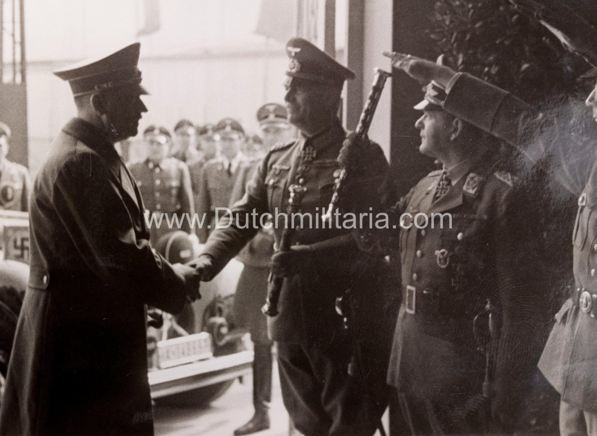 (Pressphoto) Generalfeldmarschal Keitel, Generalfeldmarschal Milch, Reichsführer SS Himmler