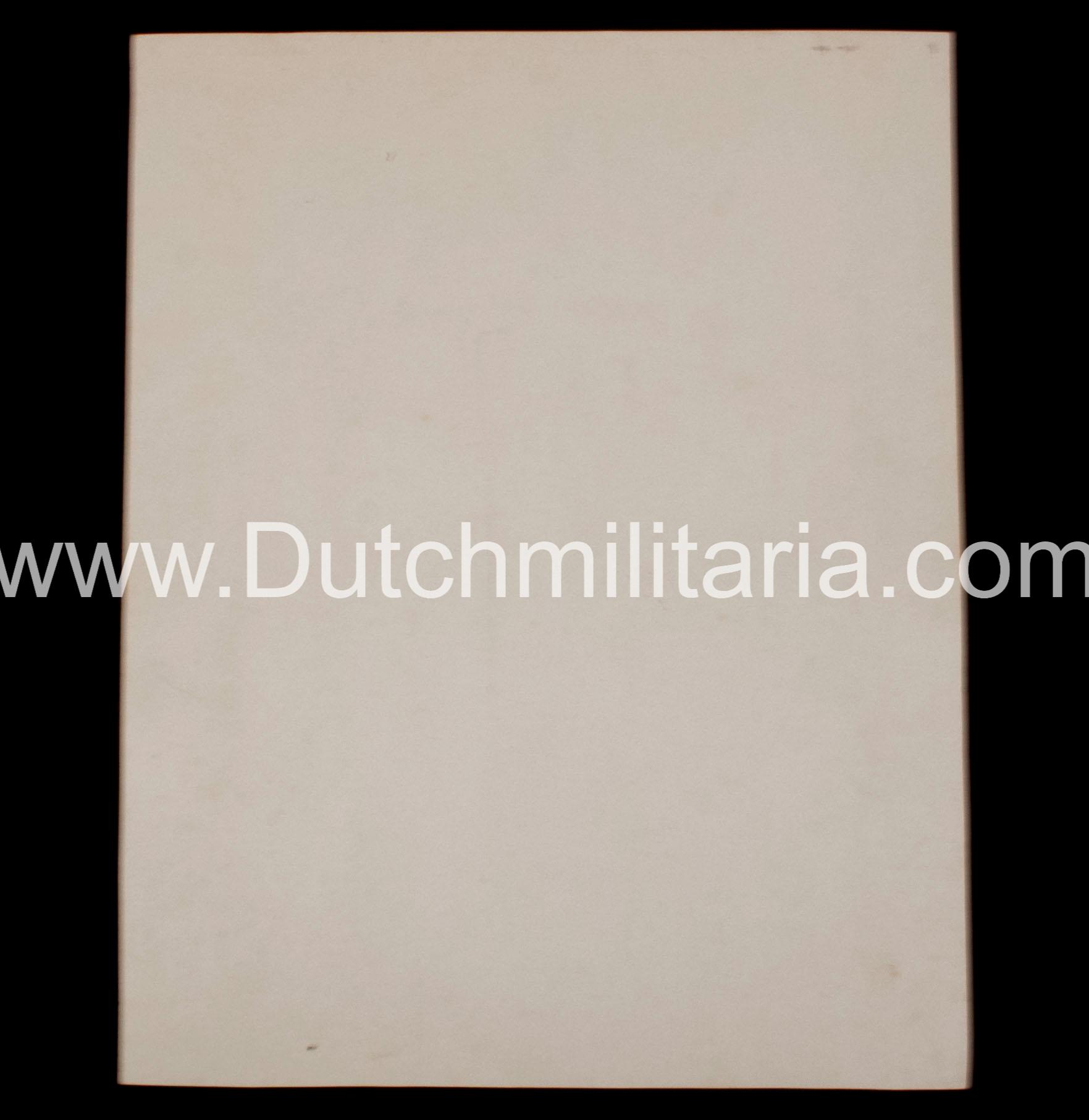 SS Ehrenurkunde III.Pol.Rgt.3. Chelles Paris (1940) - UNIQUE!