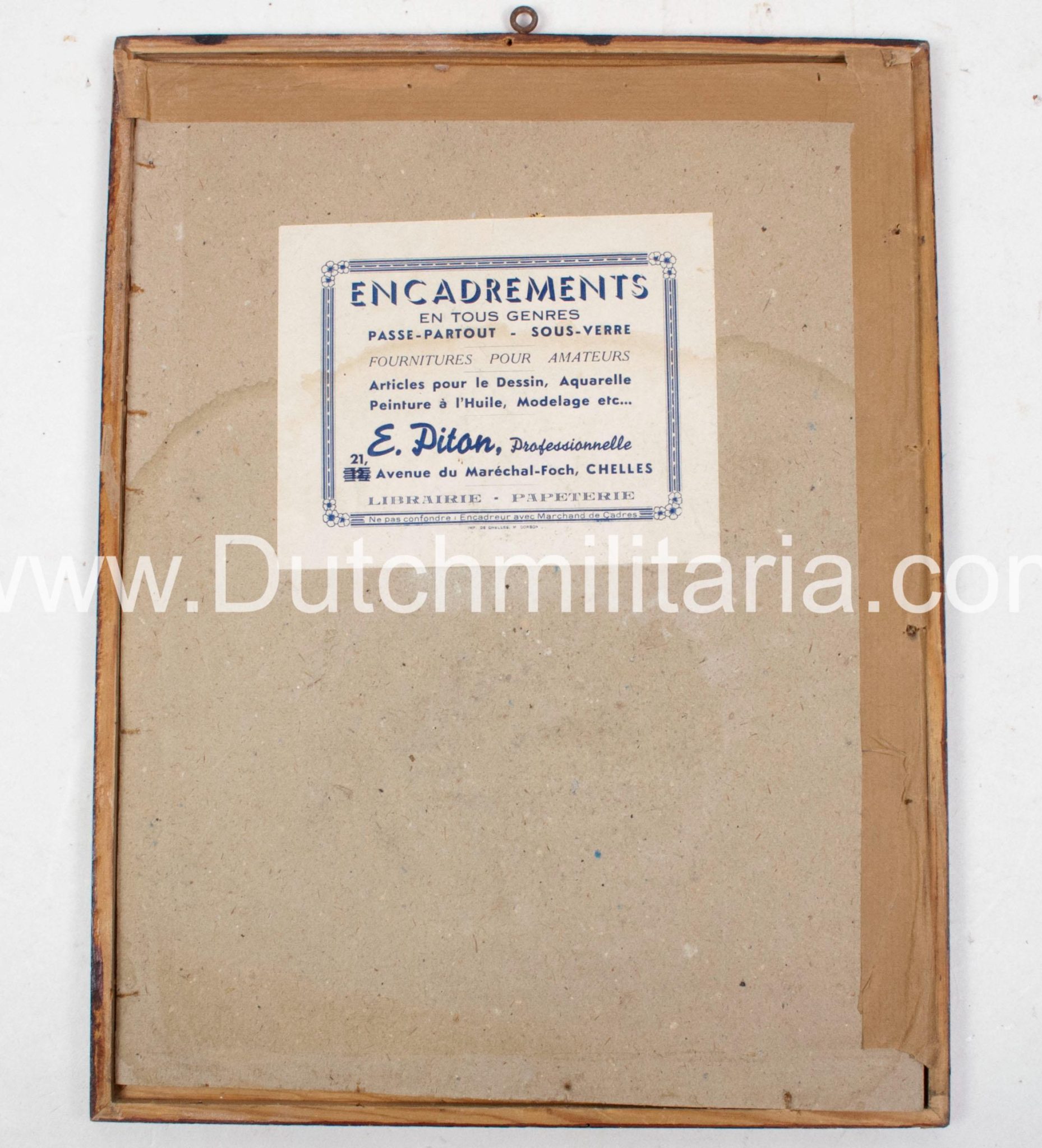 SS Ehrenurkunde III.Pol.Rgt.3. Chelles Paris (1940) - UNIQUE!