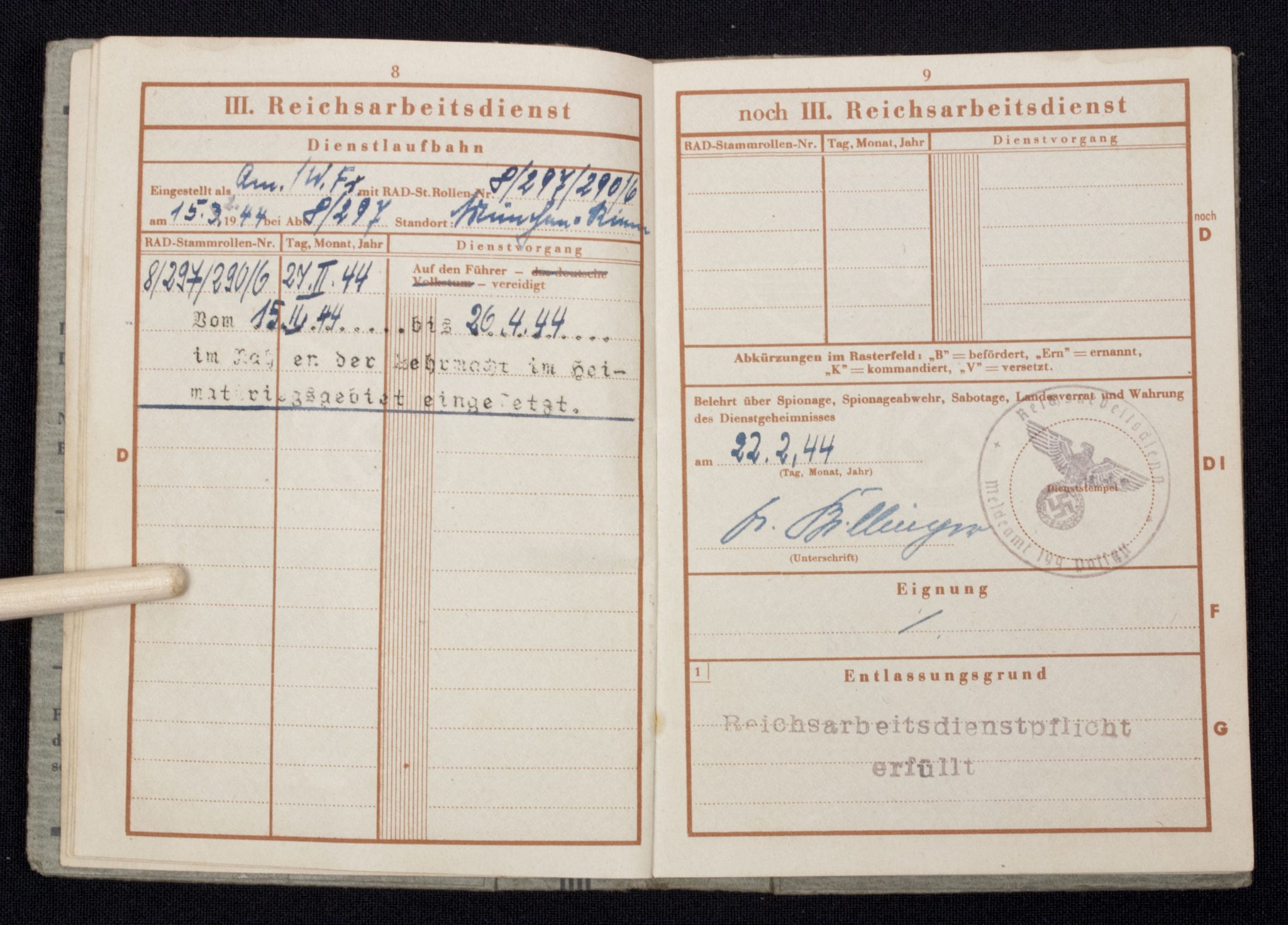 SS-Gebirgsjäger Ausbildung und Ersatz Bataillon 6. grouping + EKM + SS Gebirgsjäger abzeichen - Image 8