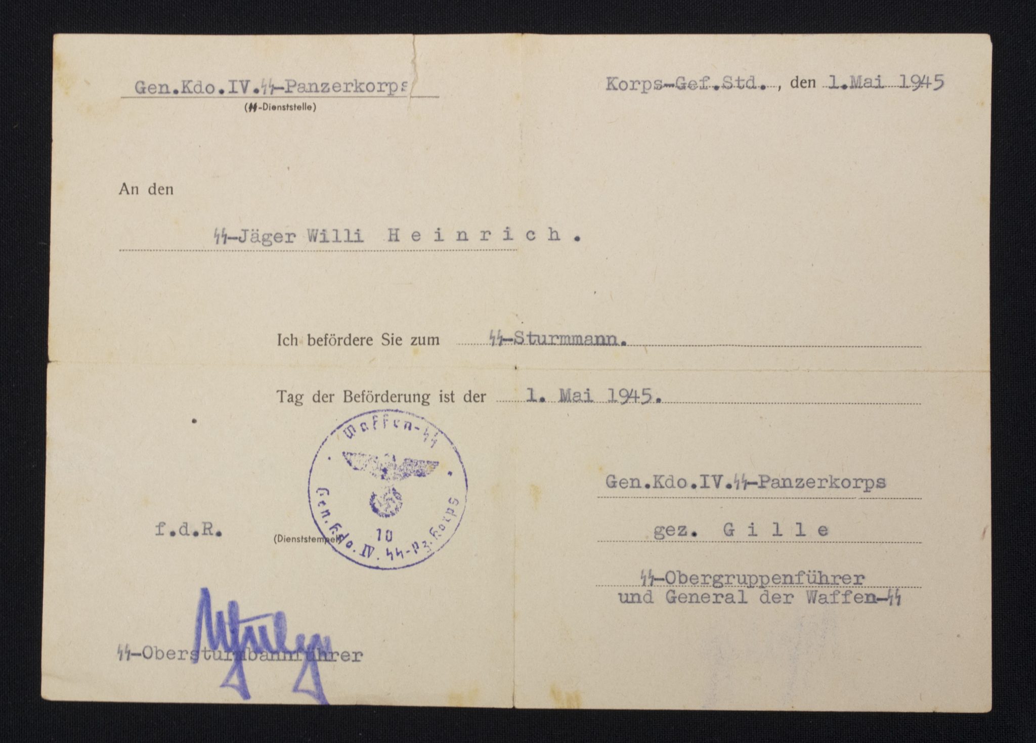 SS-Gebirgsjäger Ausbildung und Ersatz Bataillon 6. grouping + EKM + SS Gebirgsjäger abzeichen - Image 19