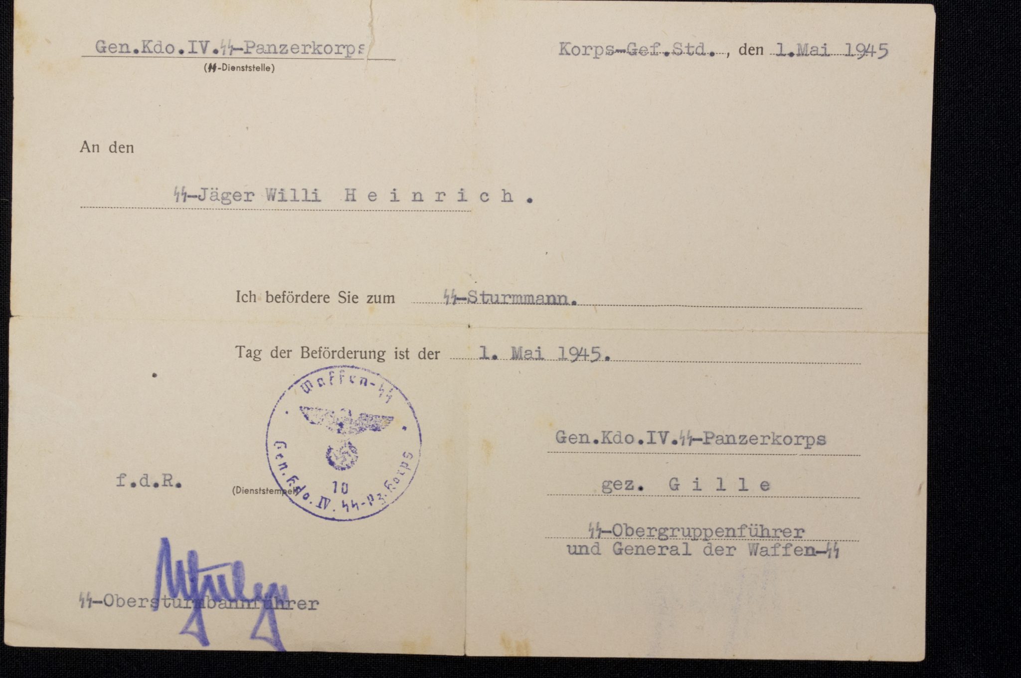 SS-Gebirgsjäger Ausbildung und Ersatz Bataillon 6. grouping + EKM + SS Gebirgsjäger abzeichen - Image 21