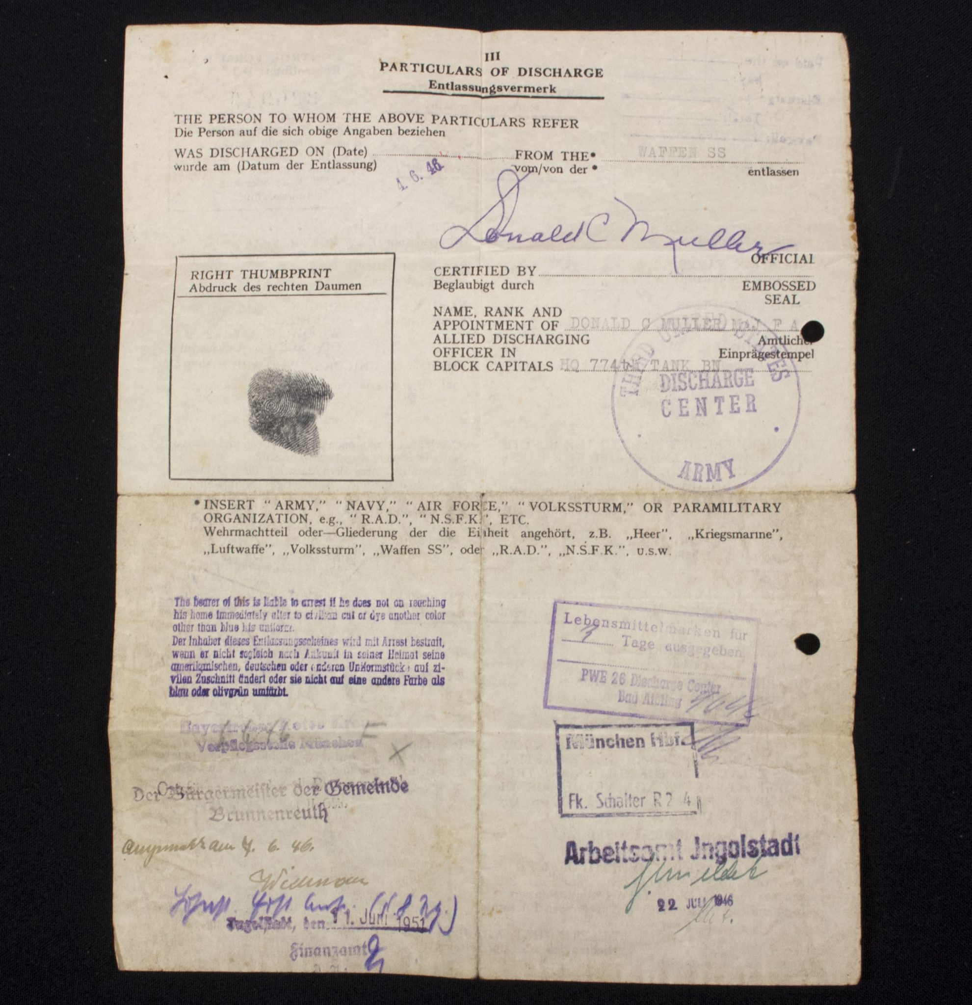 SS-Gebirgsjäger Ausbildung und Ersatz Bataillon 6. grouping + EKM + SS Gebirgsjäger abzeichen - Image 34