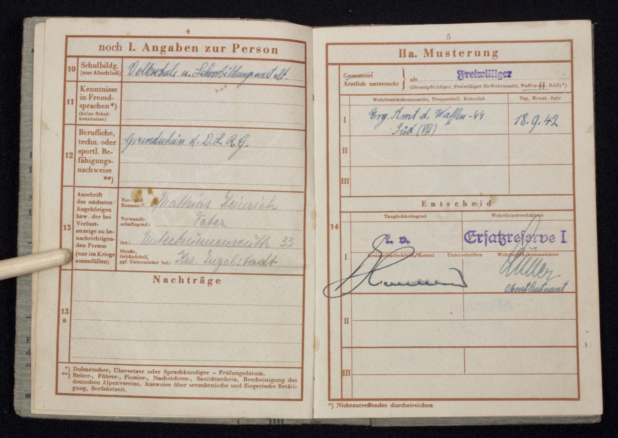 SS-Gebirgsjäger Ausbildung und Ersatz Bataillon 6. grouping + EKM + SS Gebirgsjäger abzeichen - Image 6