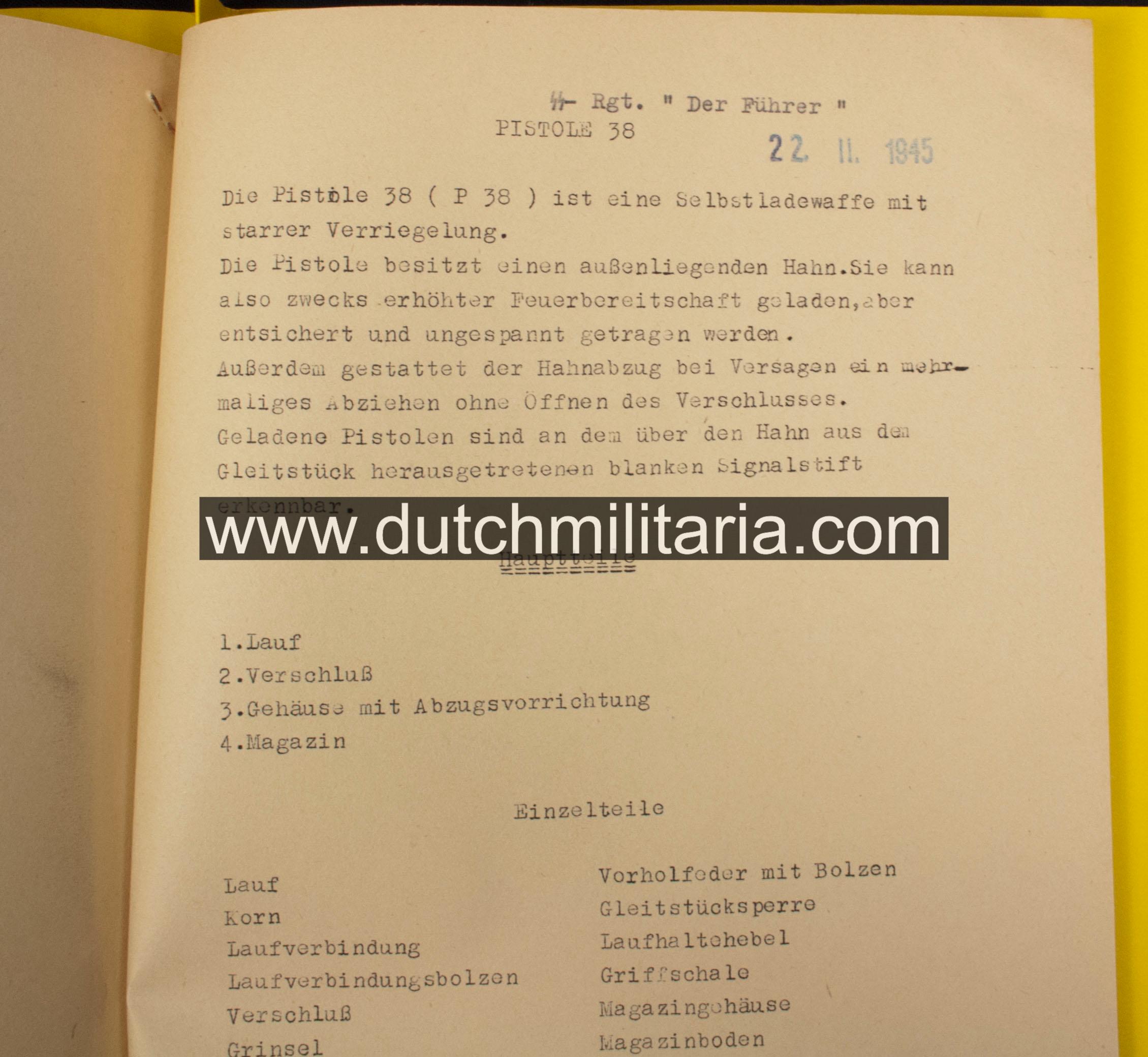 SS-Pz.-Gren.Rgt. 4 "Der Führer" - training documents - Image 45