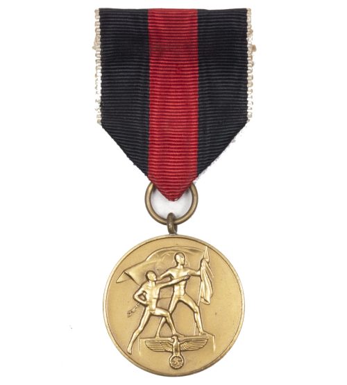 Sudetenland Annexation 1. Oktober 1938 medal