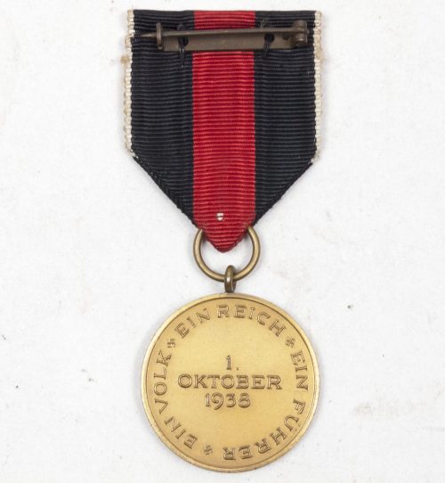 Sudetenland Annexation 1. Oktober 1938 medal
