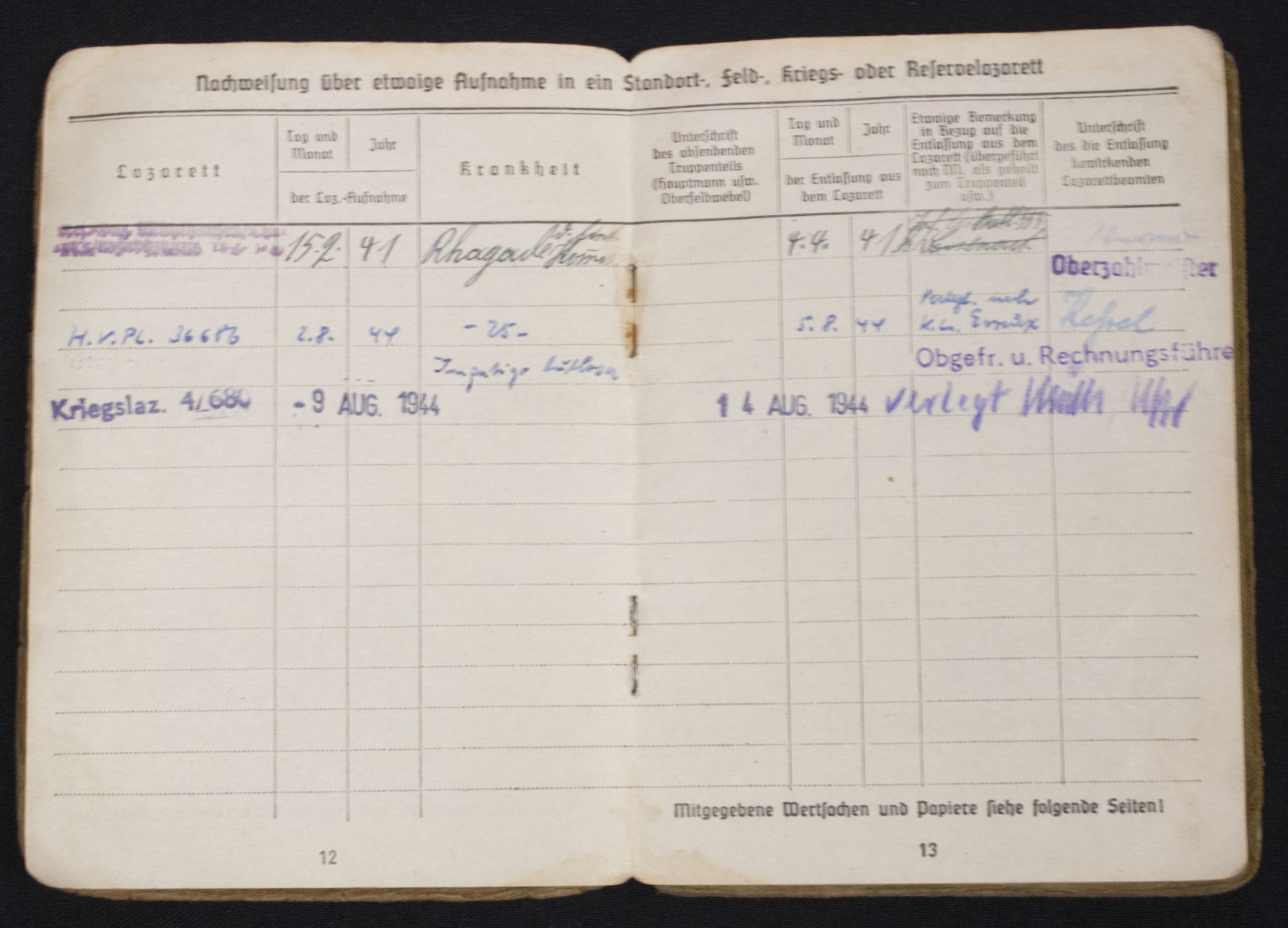 Technische Nothilfe Schirmmütze + Soldbuch named to Friedrich "Fritz" Wittig - Image 36