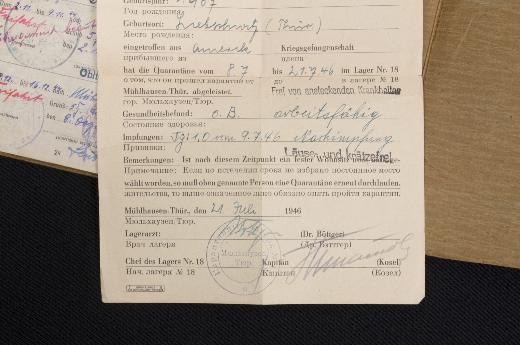 Technische Nothilfe Schirmmütze + Soldbuch named to Friedrich "Fritz" Wittig - Image 45