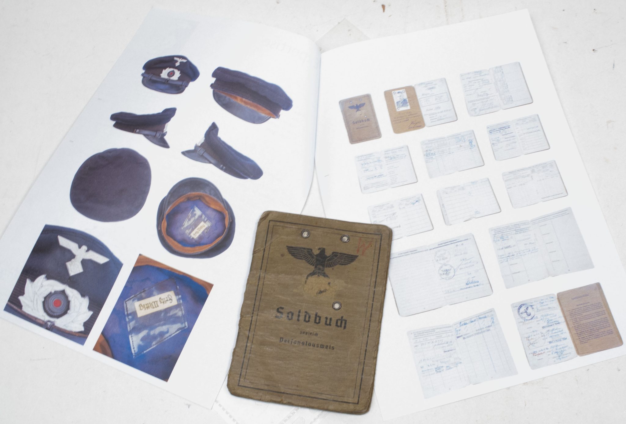 Technische Nothilfe Schirmmütze + Soldbuch named to Friedrich "Fritz" Wittig - Image 5